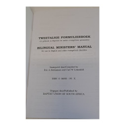 Bilingual Minister's Manual English/Afrikaans Formulierboek